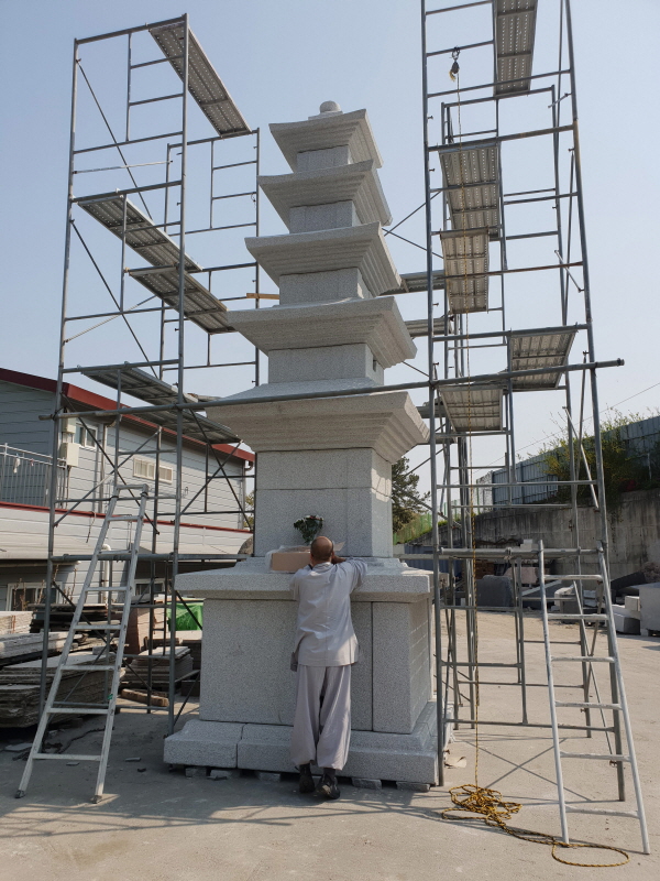 석예석탑 설치 현장 확인 방문